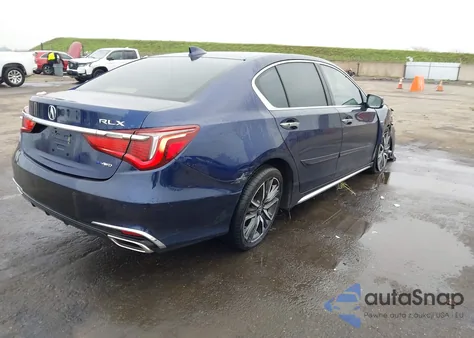 2018 Acura Rlx Sport Hybrid Advance Package z USA, uszkodzony, nr VIN JH4KC2F90JC000595